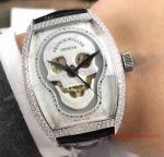 Replica Franck Muller Master of Complications Skull Dial Diamond Bezel New 